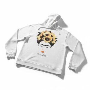 Frida Kahlo Graphic Sweatshirt by Jerry Leigh of California | Size XL